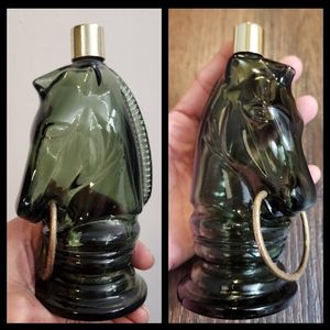 VTG 70s Horse Chess Piece Bottle